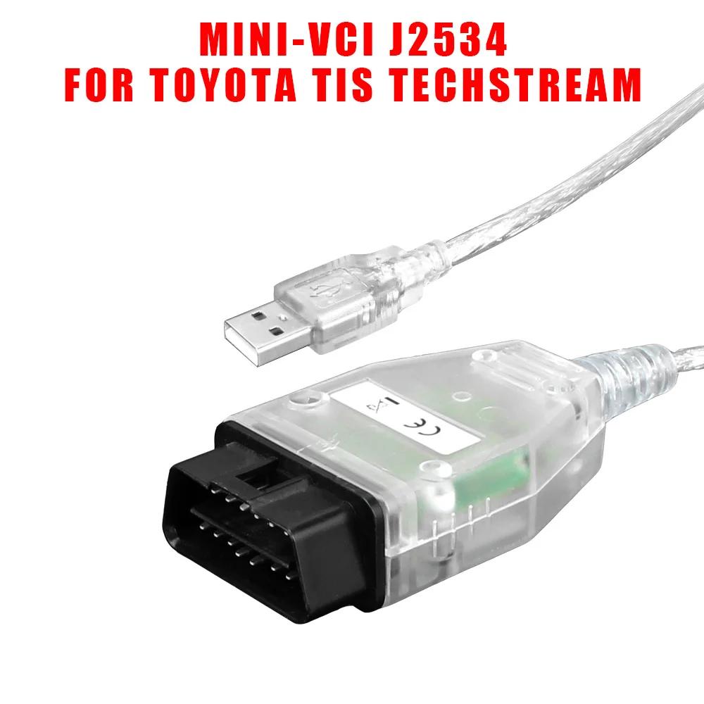 Toyota TIS Techstream V15.00.028  ڵ ĳ OBD2 ̽, ڵ  ̺ MINI-VCI, FTDI J2534
